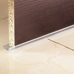 Plinth Profiles for kitchen boards. It is used to seal furniture boards and as a protection against moisture.