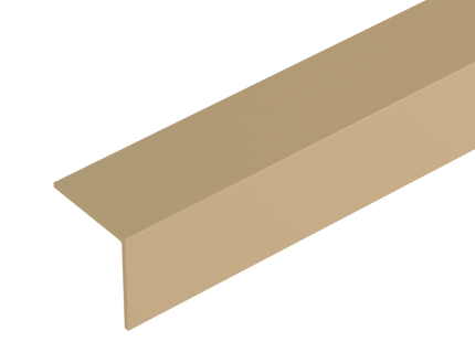 PVC Angle Profile 20 × 20 × 1.1 mm – Matt Beige RAL1001 – 1 m