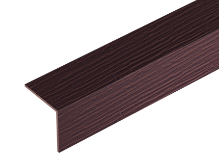 PVC Angle Profile 15 × 15 × 1.1 mm – Matt Wenge – 2.75 m