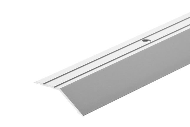 Aluminium Door Threshold Ramp Strip Anodised Silver 46mm x 16mm x 1000mm