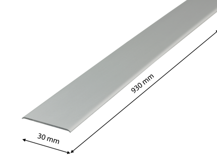 Self Adhesive Aluminium Door Threshold Strip Silver 30mm x 930mm