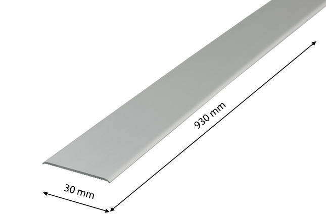 Self Adhesive Aluminium Door Threshold Strip Silver 30mm x 930mm