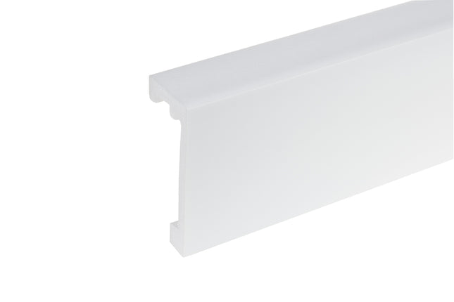 Curtain Profiles with Light Blocker 40x100mm L= 2,44m Matt