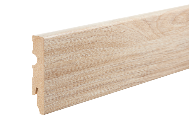 MDF Skirting Board Neidin 80x13mm L= 2.20m Semi-Matt Laminated