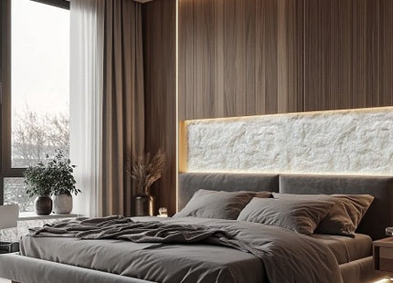 Wall Panel SANTERO [600x40mm] White L= 1,20m