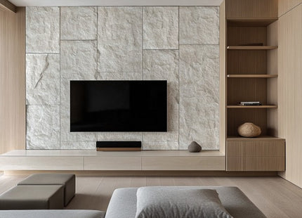 Wall Panel SANTERO [600x40mm] White L= 1,20m