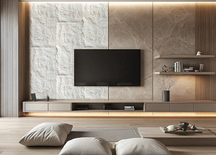 Wall Panel SANTERO [600x40mm] White L= 1,20m