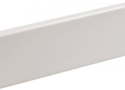 PVC Skirting Board Cashmere Gray 80x15mm L= 2.20m Semi-Matt Laminated - NEW