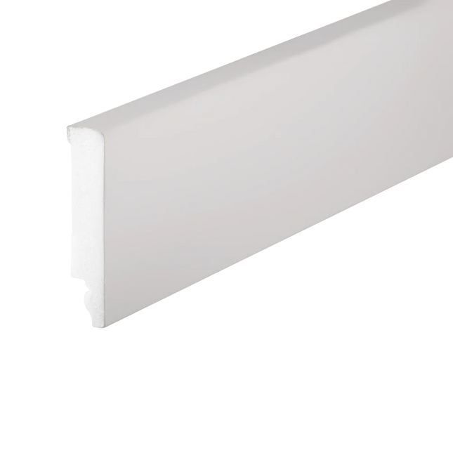 EARTH Line Skirting board 80x14mm Cashmere Semi-Matt Veneer 2.20m