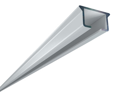 Single aluminum curtain rail + accessories PRIMELINE Cezar White 1.5m