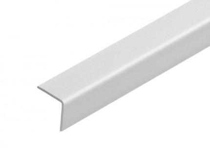 PVC Corner Trim 90° Light Grey 2.75 Meter Plastic Equal Edge Protector
