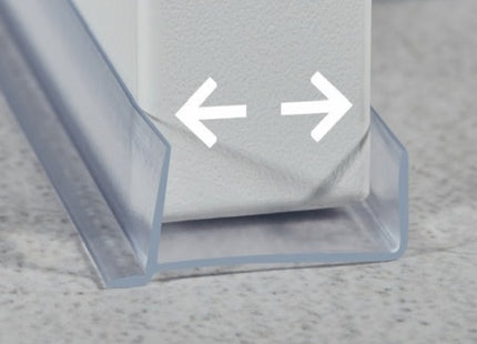 Plinth Sealing Strip Transparent 16–18 MM x 3 M Length Kickboard Trim