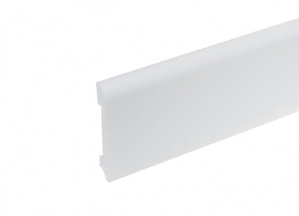 Polystyrene Skirting Board White 78x13mm L=2,44m Mat