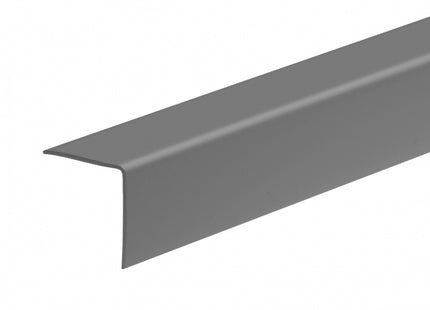 PVC Corner Trim 90° Anthracite 2.75 Meter Plastic Equal Edge Protector