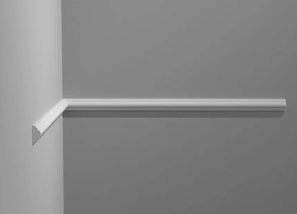 Wall Strip 25x13mm L= 2.44m White Smooth Matt Varnish Primer